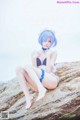 Coser @ 桜 桃 喵 Vol.036: 蕾姆 水 着 (48 photos) P18 No.4f9b84 Image No. 61