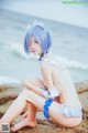 Coser @ 桜 桃 喵 Vol.036: 蕾姆 水 着 (48 photos) P42 No.cfdb9f Image No. 13