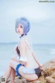 Coser @ 桜 桃 喵 Vol.036: 蕾姆 水 着 (48 photos) P43 No.df4de9 Image No. 11