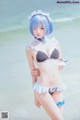 Coser @ 桜 桃 喵 Vol.036: 蕾姆 水 着 (48 photos) P12 No.4ad3fe Image No. 73