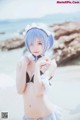 Coser @ 桜 桃 喵 Vol.036: 蕾姆 水 着 (48 photos) P14 No.df3049 Image No. 69